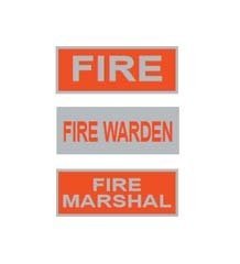 Hi-Viz Reflective Breast Badges | Red